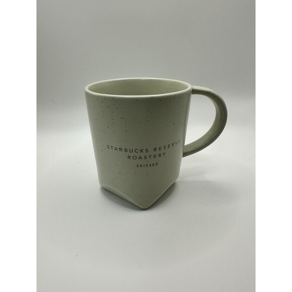 Starbucks Other - Starbucks Reserve Coffee Mug Beveled Bottom 16 Oz Cup Chicago Roastery- Ivory